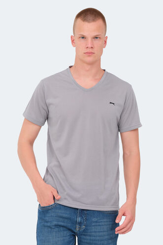 Slazenger KID Men's T-Shirt Gray - Thumbnail