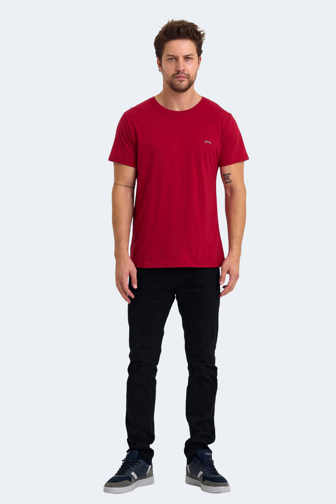 Slazenger KIELD Erkek T-Shirt Bordo