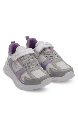 Slazenger KIKI Girls' Sneaker White - Lilac - Thumbnail