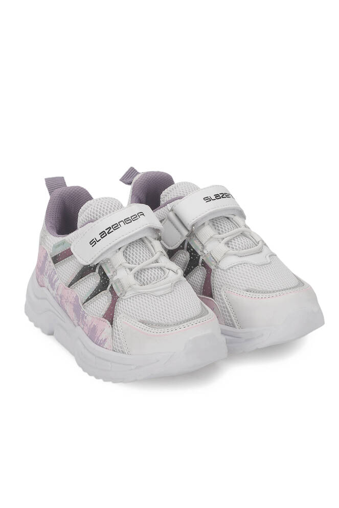 Slazenger KIKI Kız Çocuk Sneaker Ayakkabı Beyaz - Lila