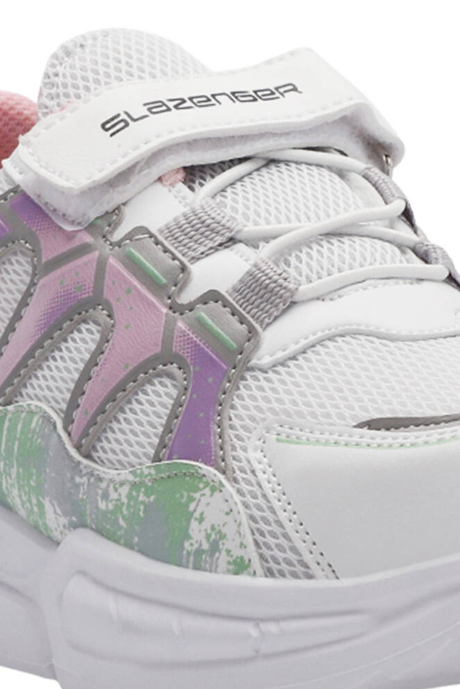 Slazenger KIKI Kız Çocuk Spor Ayakkabıları Beyaz - Yeşil
