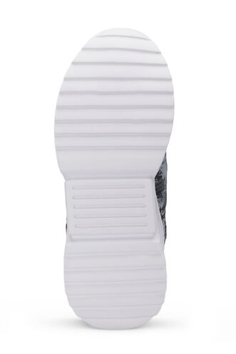 Slazenger KIKI Unisex Çocuk Sneaker Ayakkabı Siyah - Kırmızı - Thumbnail