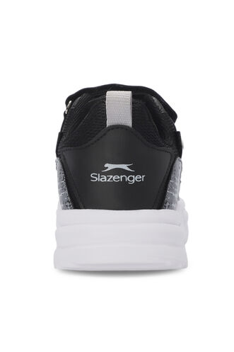 Slazenger KIKI Unisex Çocuk Sneaker Ayakkabı Siyah - Kırmızı - Thumbnail
