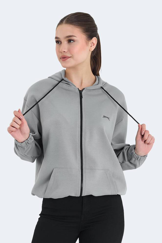 Slazenger KIMBERLEY Kadın Sweatshirt Gri