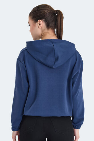 Slazenger KIMBERLEY Kadın Sweatshirt Indigo - Thumbnail