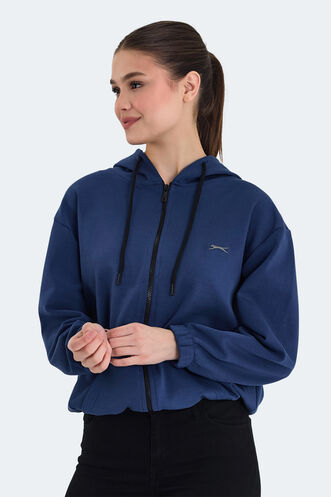 Slazenger KIMBERLEY Kadın Sweatshirt Indigo - Thumbnail