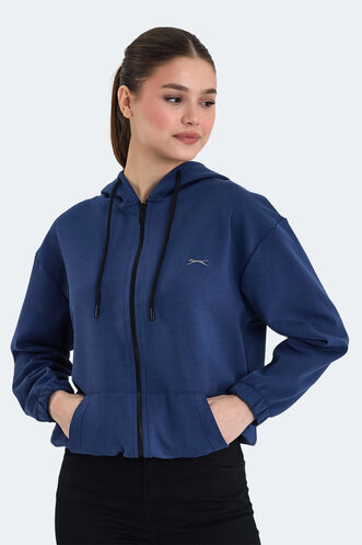 Slazenger KIMBERLEY Kadın Sweatshirt Indigo - Thumbnail