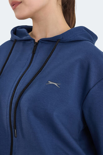 Slazenger KIMBERLEY Kadın Sweatshirt Indigo - Thumbnail