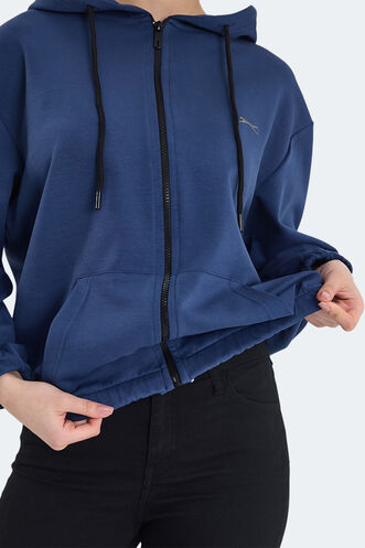 Slazenger KIMBERLEY Kadın Sweatshirt Indigo - Thumbnail