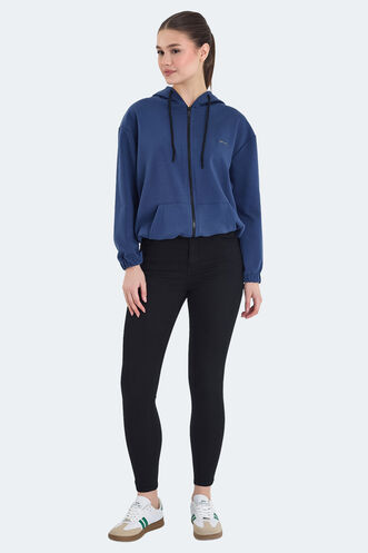 Slazenger KIMBERLEY Kadın Sweatshirt Indigo - Thumbnail