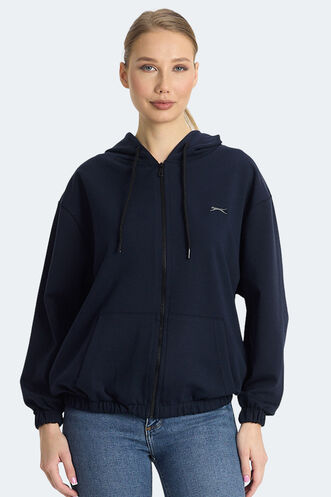 Slazenger - Slazenger KIMBERLEY Kadın Sweatshirt Lacivert