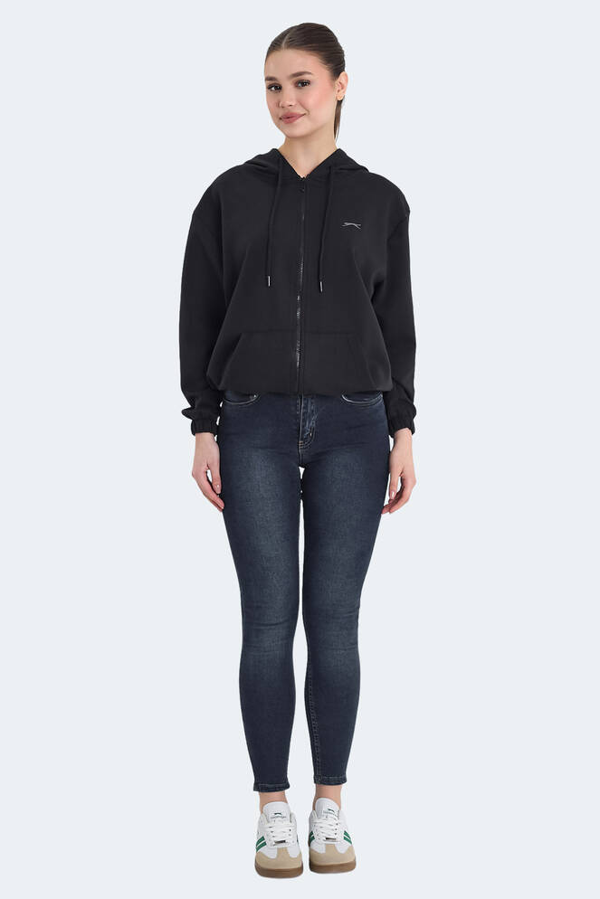 Slazenger KIMBERLEY Kadın Sweatshirt Siyah