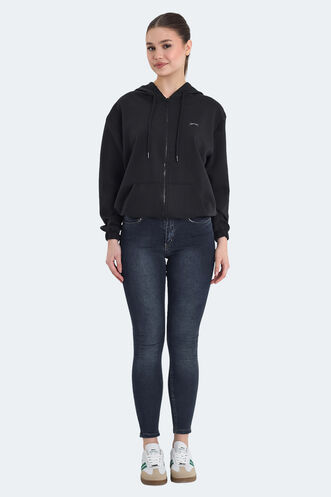 Slazenger KIMBERLEY Women's Sweatshirt Black - Thumbnail