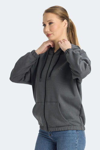 Slazenger KIMBERLEY Women's Sweatshirt Dark Grey - Thumbnail