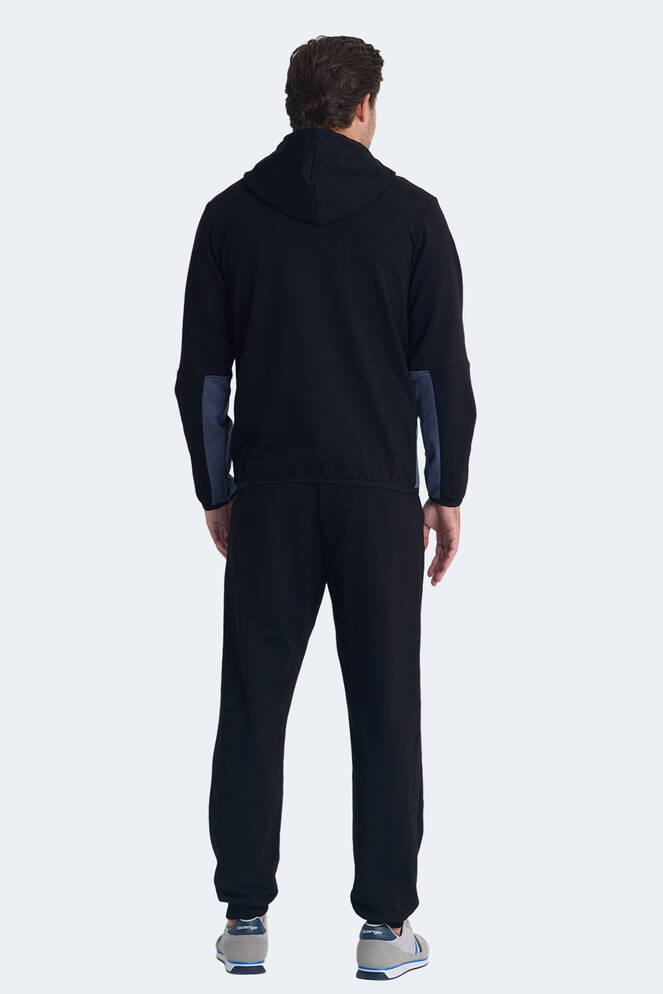 Slazenger KIMO Erkek Eşofman Takımı Siyah - Koyu Gri