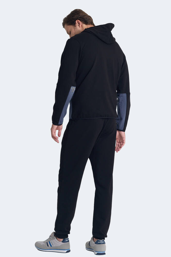 Slazenger KIMO Erkek Eşofman Takımı Siyah - Koyu Gri