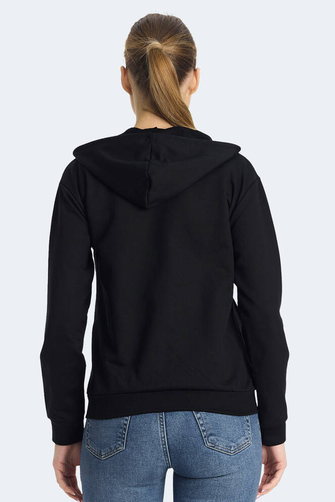 Slazenger KINET Kadın Sweatshirt Siyah