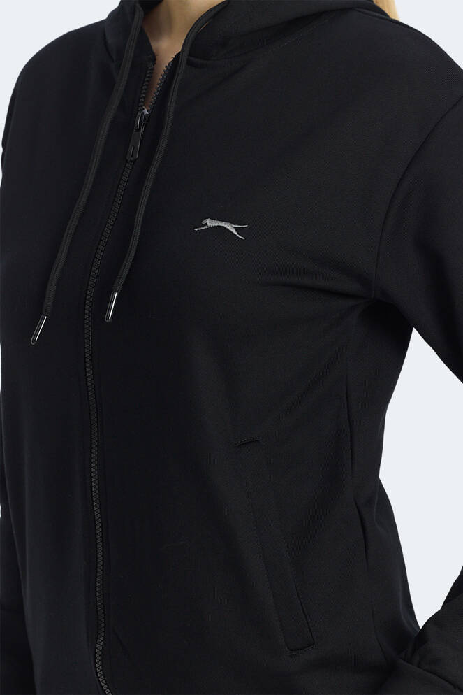 Slazenger KINET Kadın Sweatshirt Siyah