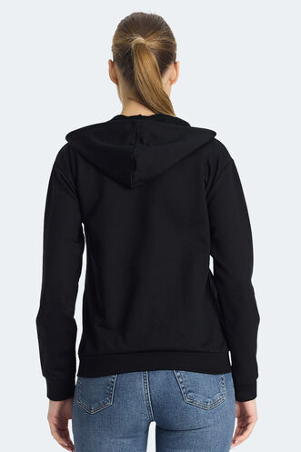 Slazenger KINET Women's Sweatshirt Black - Thumbnail
