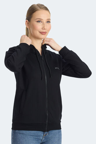 Slazenger KINET Women's Sweatshirt Black - Thumbnail