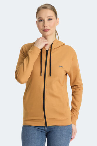 Slazenger KINET Women's Sweatshirt Brick Red - Thumbnail