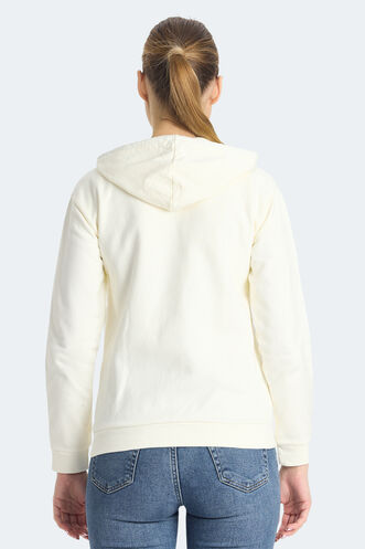 Slazenger KINET Women's Sweatshirt Ecru - Thumbnail