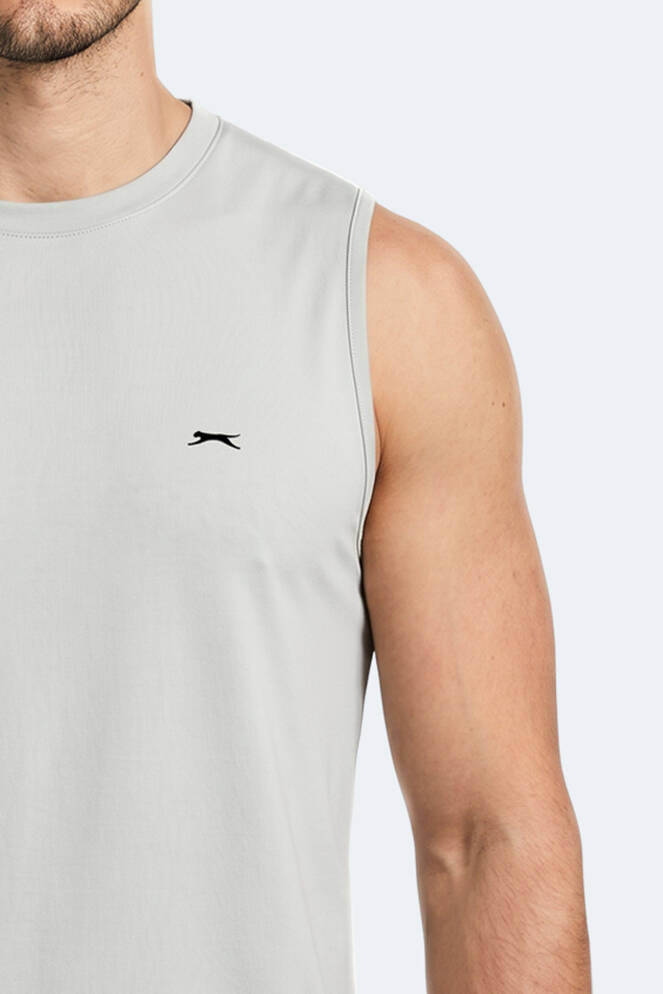 Slazenger KINGSHILL Erkek Açık Gri Tişört