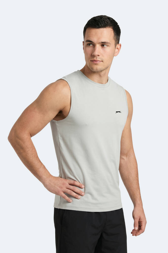 Slazenger KINGSHILL Erkek Açık Gri Tişört
