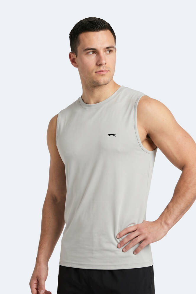 Slazenger KINGSHILL Erkek Açık Gri Tişört
