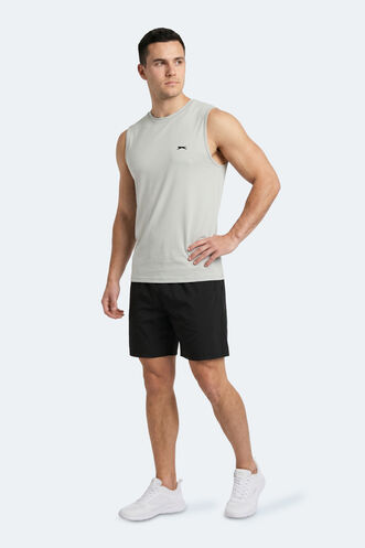 Slazenger KINGSHILL Erkek Açık Gri Tişört - Thumbnail