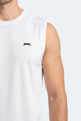 Slazenger KINGSHILL Erkek Beyaz Tişört - Thumbnail