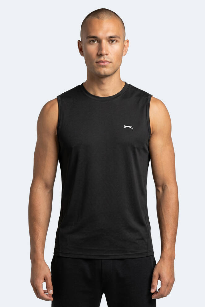 Slazenger KINGSHILL Erkek Siyah Tişört