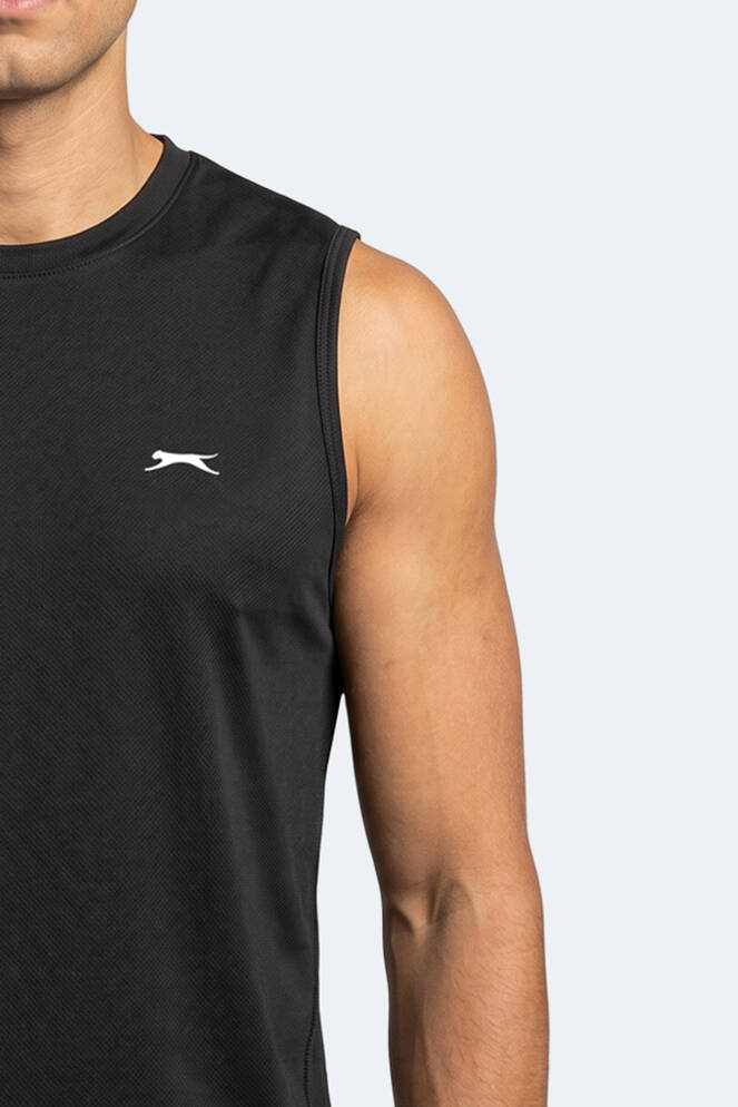 Slazenger KINGSHILL Erkek Siyah Tişört
