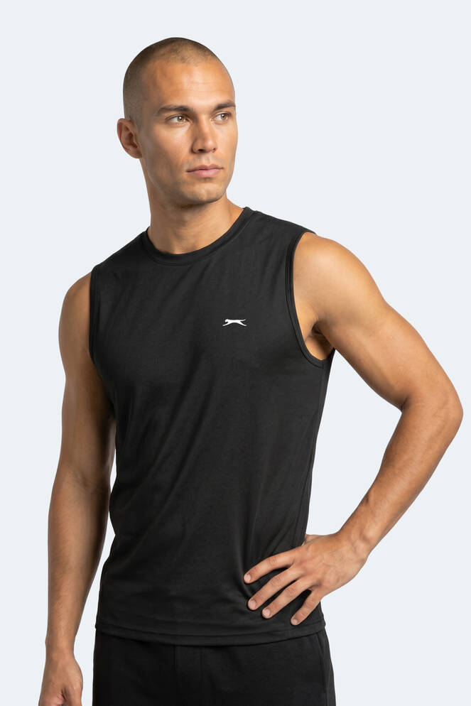 Slazenger KINGSHILL Erkek Siyah Tişört