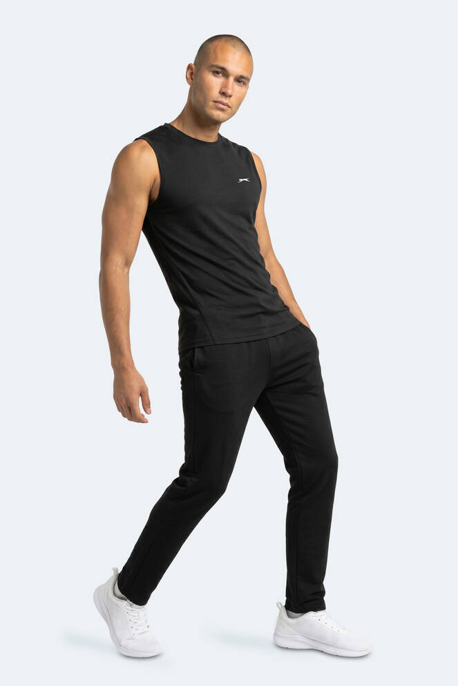 Slazenger KINGSHILL Erkek Siyah Tişört