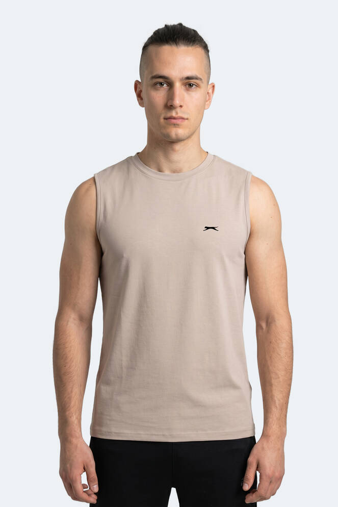 Slazenger KINGSHILL Erkek Taş Gri Tişört