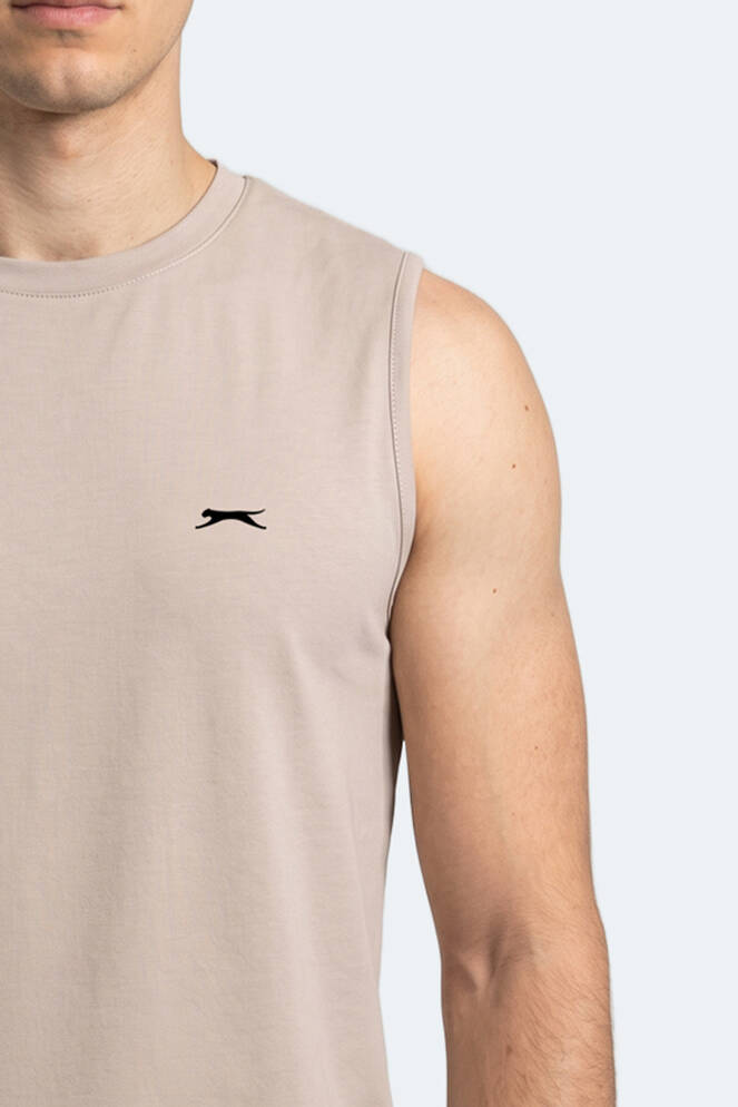 Slazenger KINGSHILL Erkek Taş Gri Tişört