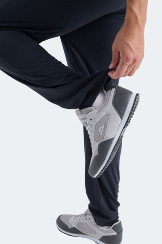 Slazenger KINSPORT IN Erkek Cepli Koyu Gri Eşofman Altı - Thumbnail