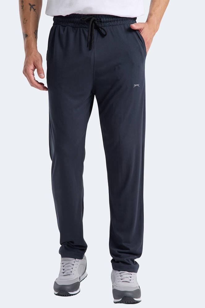 Slazenger KINSPORT IN Erkek Cepli Koyu Gri Eşofman Altı