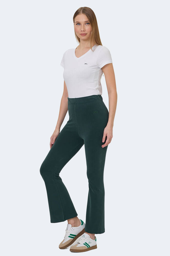 Slazenger KITTENS Kadın Tayt Yeşil