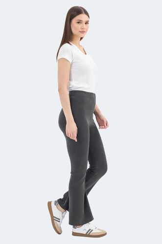 Slazenger KITTENS Women's Leggings Anthracite - Thumbnail