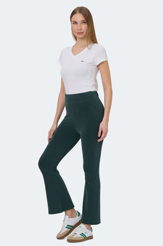 Slazenger KITTENS Women's Leggings Green - Thumbnail