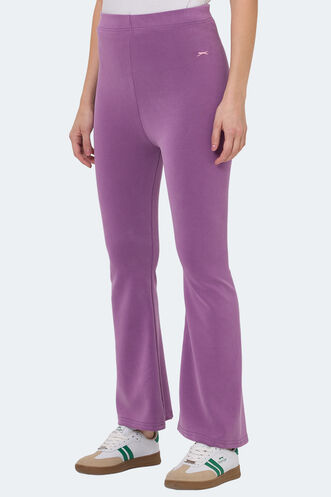Slazenger KITTENS Women's Leggings Purple - Thumbnail