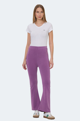 Slazenger KITTENS Women's Leggings Purple - Thumbnail
