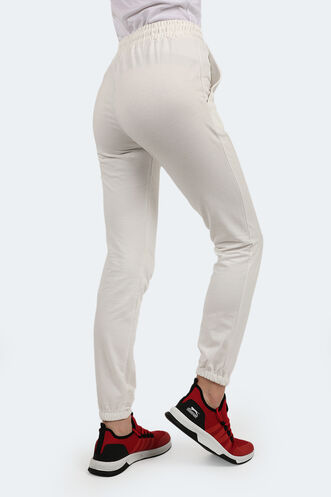 Slazenger KLAN Jogger Kadın Eşofman Altı Ekru - Thumbnail