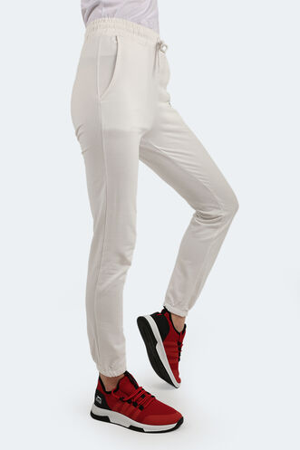 Slazenger KLAN Jogger Kadın Eşofman Altı Ekru - Thumbnail