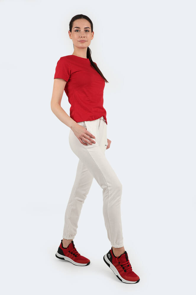 Slazenger KLAN Jogger Kadın Eşofman Altı Ekru