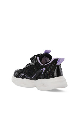 Slazenger KLARION Girls' Sneaker Shoes Black - Purple - Thumbnail