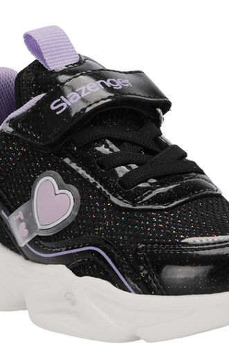 Slazenger KLARION Girls' Sneaker Shoes Black - Purple - Thumbnail