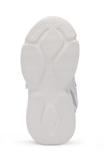 Slazenger KLARION Kız Çocuk Cırt Cırtlı Işıklı Taban Mor / Pembe Günlük Spor Ayakkabısı - Thumbnail